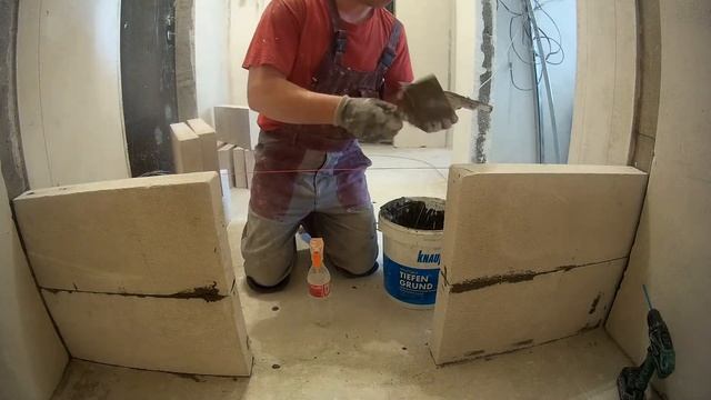 Ремонт новостройки в Подольске. 5Ч. Как построить перегородку. Мастер класс от Сергея смотреть онлайн