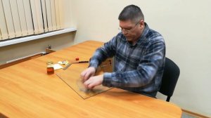 Вскрытие и выравнивание на стекле эльборов на медно-оловянной связке