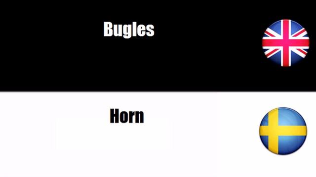 LEARN SWEDISH = Brass instruments