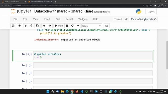 Learn Basic of Python Syntax, Python Indentation || Complete Python Tutorial || Learn Python