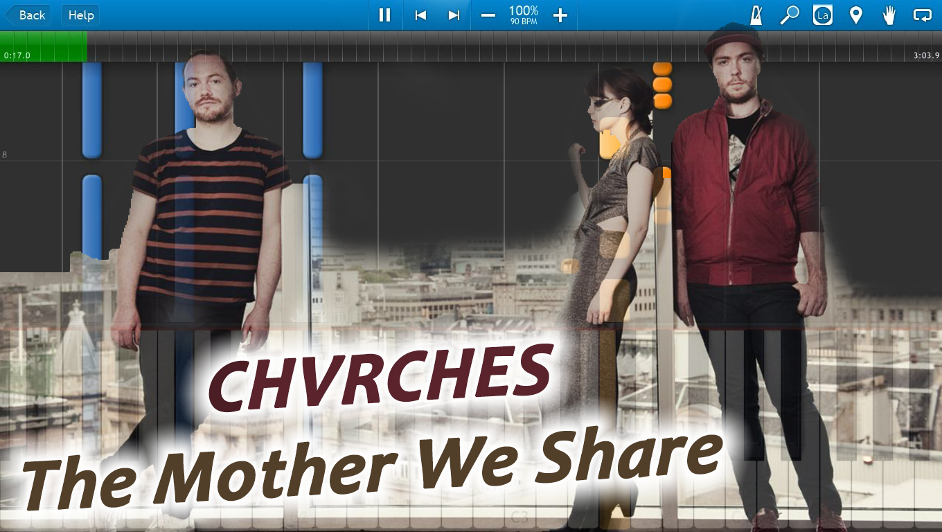 CHVRCHES - The Mother We Share [Piano Tutorial] Synthesia