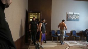 Александр Шлеменко VS Артур Гусейнов, ВЕС НЕ СДЕЛАН, Жёлтая карточка + ШТРАФ