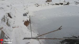 Аэрация зимой в своём пруду на даче с рыбой и раками: С чем можно столкнуться?? Пруд своими руками.