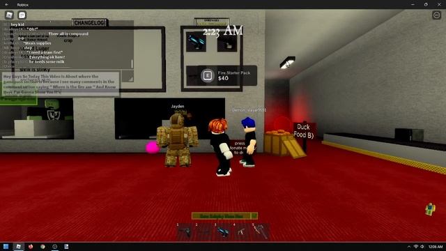 "Showing Where The Gamepass Section Is" | "Zombie Apocalypse Roleplay" - Roblox смотреть онлайн