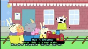 Peppa Pig (Series 4) - Grandpa Pig's Train To The Rescue (with subtitles)