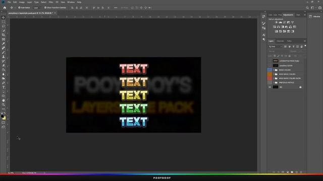 pooydooy's Layer Style Pack - Photoshop *FREE* download! смотреть онлайн