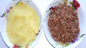 Постный пирог с картофелем и гречкой
