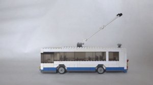 Троллейбус ТролЗа-5275 "оптима" из ЛЕГО