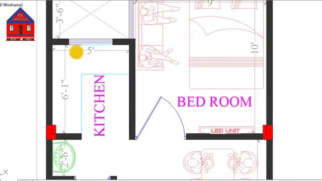 Ghar Ka Naksha || 15x30 House Plan || 15 By 30 House Design || Makan Ka Naksha -5 смотреть онлайн