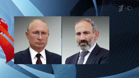 Владимир Путин поговорил по телефону с премьером Армении