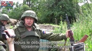 Zaïtsevo - Interview du commandant de brigade Jelezny et du soldat surnommé BTR - 16 juin 2016