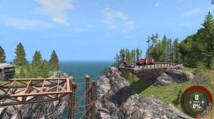 ЭТО НЕ ПУНКТ НАЗНАЧЕНИЯ! ЭТО МАСШТАБНАЯ КАТАСТРОФА НА МОСТУ | BeamNG.drive