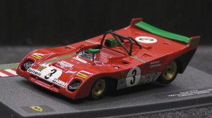 Масштабная модель автомобиля Ferrari 312 P / 1972г. / масштаб 1:43 коллекционная