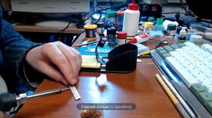 Пайка лееров для судомодели.