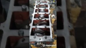 сборка двигателя фронтального погрузчика SL 760