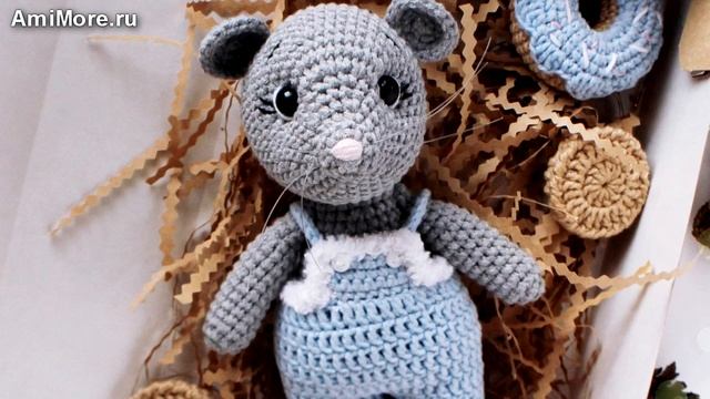 Амигуруми: схема Мышонок Пикки. Игрушки вязаные крючком - Free crochet patterns. смотреть онлайн