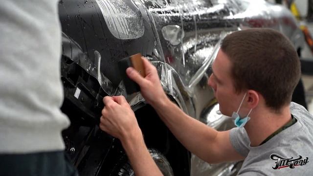 Оклейка Porsche Cayenne Coupe GTS в матовый полиуретан смотреть онлайн