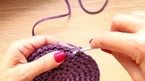 Как связать идеальный круг для салфеток, корзин, сумок