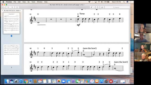 Beginner Violin Lesson - "My Heart Will Go On" - Caroline Campbell смотреть онлайн