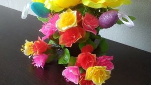 ПАСХАЛЬНЫЕ КОМПОЗИЦИИ НА КЛАДБИЩЕ СВОИМИ РУКАМИ / DIY