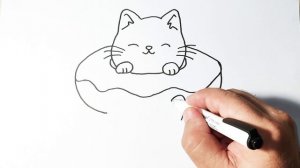 How to Draw a Cute Kitten,Drawing Animal