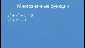 2.1 Функция одной переменной. Понятие функции