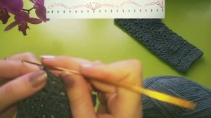 Ажурные высокие митенки крючком.Crochet lace high mitts