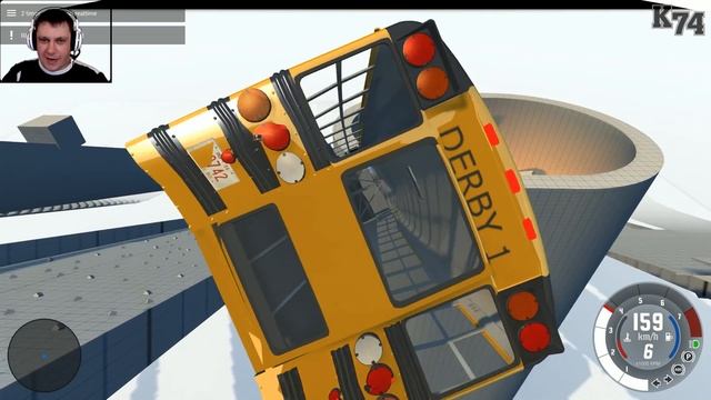 BeamNG Drive обзор мода ( School Bus ) смотреть онлайн