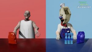 Happy Birthday Channel :)) Funny Horror Animation 2 years !! Granny, Ice Scream and all friends