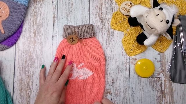 Связала за 4 дня 4 свитера для собаки. Обзор и расход пряжи.