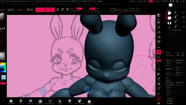 How To Sculpt A BJD Using Zbrush : Sculpting the head