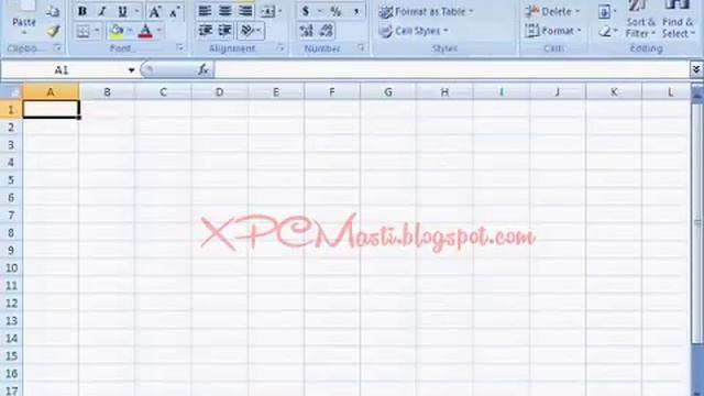 MS Excel. 2007 Full Course Class 01
