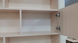 091629 "Полка №1" стеллаж, полка (ЛДСП). Цвет: дуб молочный.