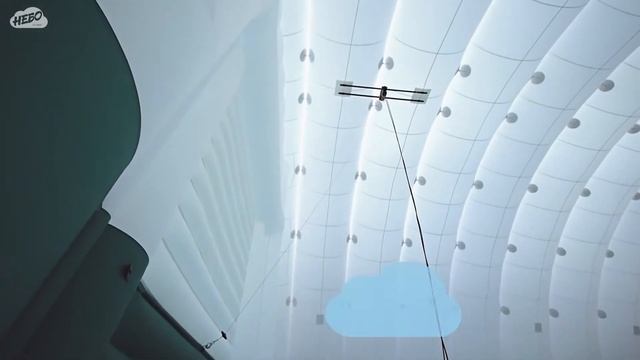 Надувной ангар 20 метров в длину — пневмоангар, мобильное надувное укрытие