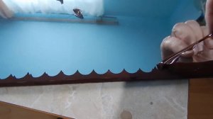 Украшение края зеркала.