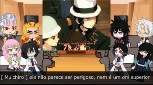 Hashiras react ao Tanjiro ( Gacha Club) react Damon Slayer [ spoiler mangá]