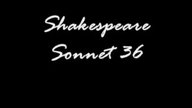 Shakespeare Sonnet 36 by bAmbI смотреть онлайн