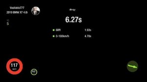 Разгон 0 - 100 км/ч автомобиля BMW X7 GG07 40I B58 STAGE 2 от K8-STRASSE