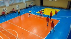 Волейбол. Разминка перед матчем