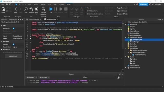Hide Team if Empty - Roblox Script Giveaway смотреть онлайн