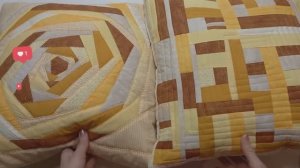 Сшила из остатков ткани 2 наволочки