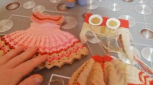 Одежда для куклы Паола Рейна: Платье, шапочка, туфли.Clothes for doll