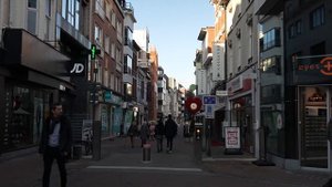 Hasselt. Belgium - Through the streets of fabulous city 4K