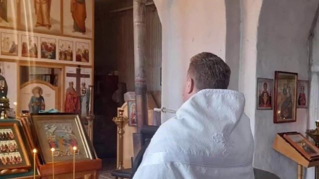 Храм в селе Ильинское Селивановского района. В благодарность отцу Роману.