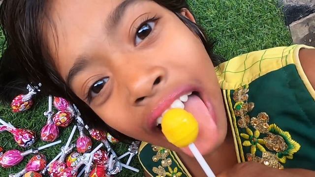 Asmr Lollipop Mixed Candy | Eating Sweets Lollipop with Fun #07 смотреть онлайн
