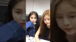 Momoland (Nancy and Daisy) Facebook and Instagram Live