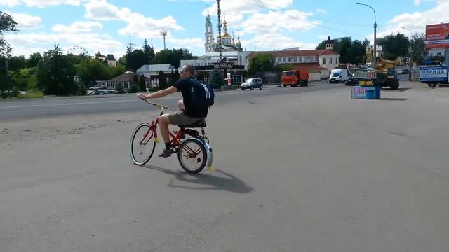 Crazy bike Проба моего велокорча смотреть онлайн