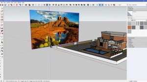 SketchUp 12 Вставка изображения