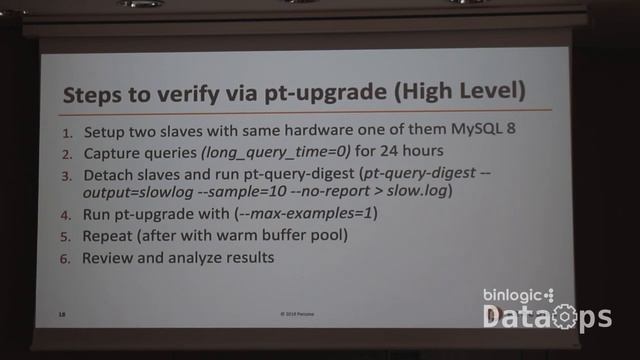 DataOps Barcelona 2019-How to upgrade like a boss to MySQL 8.0? смотреть онлайн