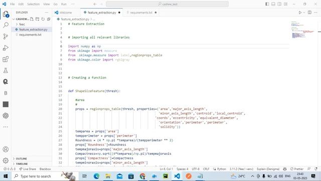 How to dump ImageFeatures to Excel|Feature Extraction using OpenCV, NumPy, Pandas, and Scikit-Image